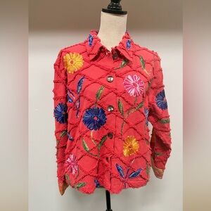 Tantrums Vintage Core Embroidered Jacket